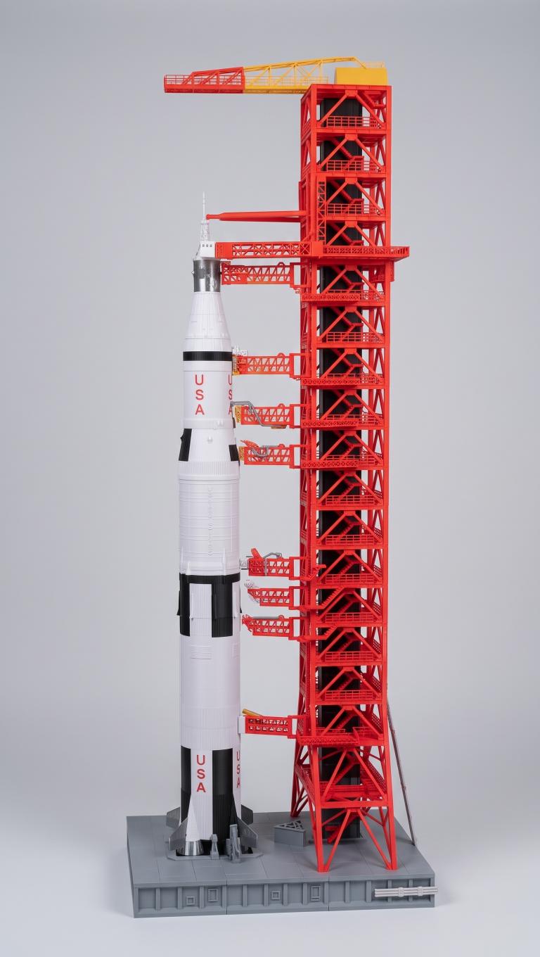 Tour de lancement Saturn V — vue 2